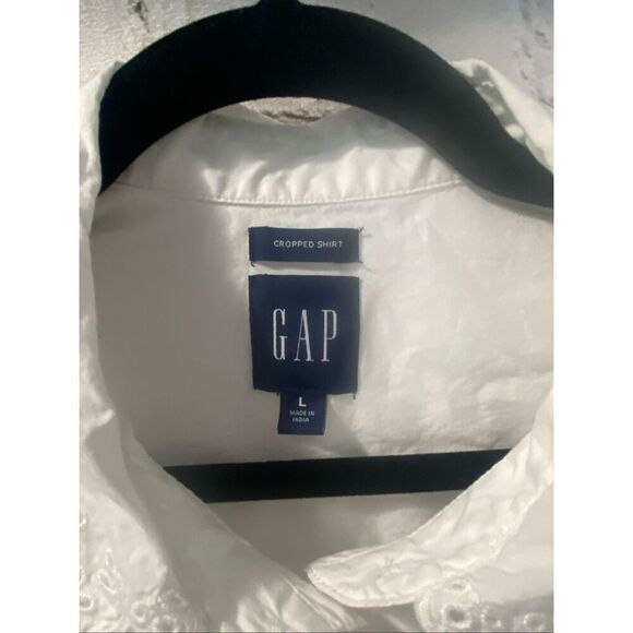 Gap cotton crop button down woman’s shirt - Picture 5 of 10